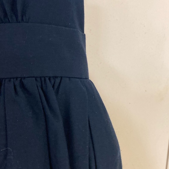 ADAM by Adam Lippes Slate Blue Dress with Pleats and Flair at Waist - Picture 13 of 17